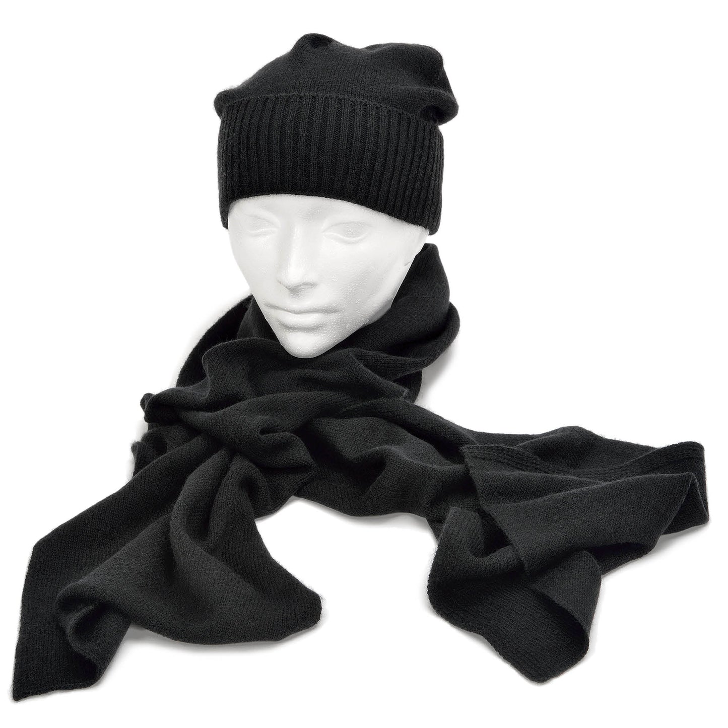 Samantha Cashmere Scarf - Black