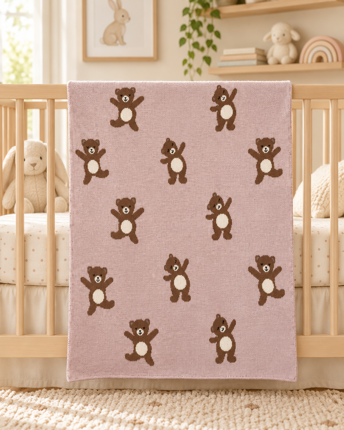 Bella Bear Baby Blanket