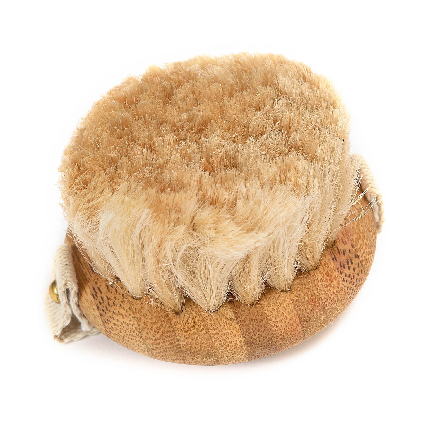 Jute Round Body Brush with Bamboo Top