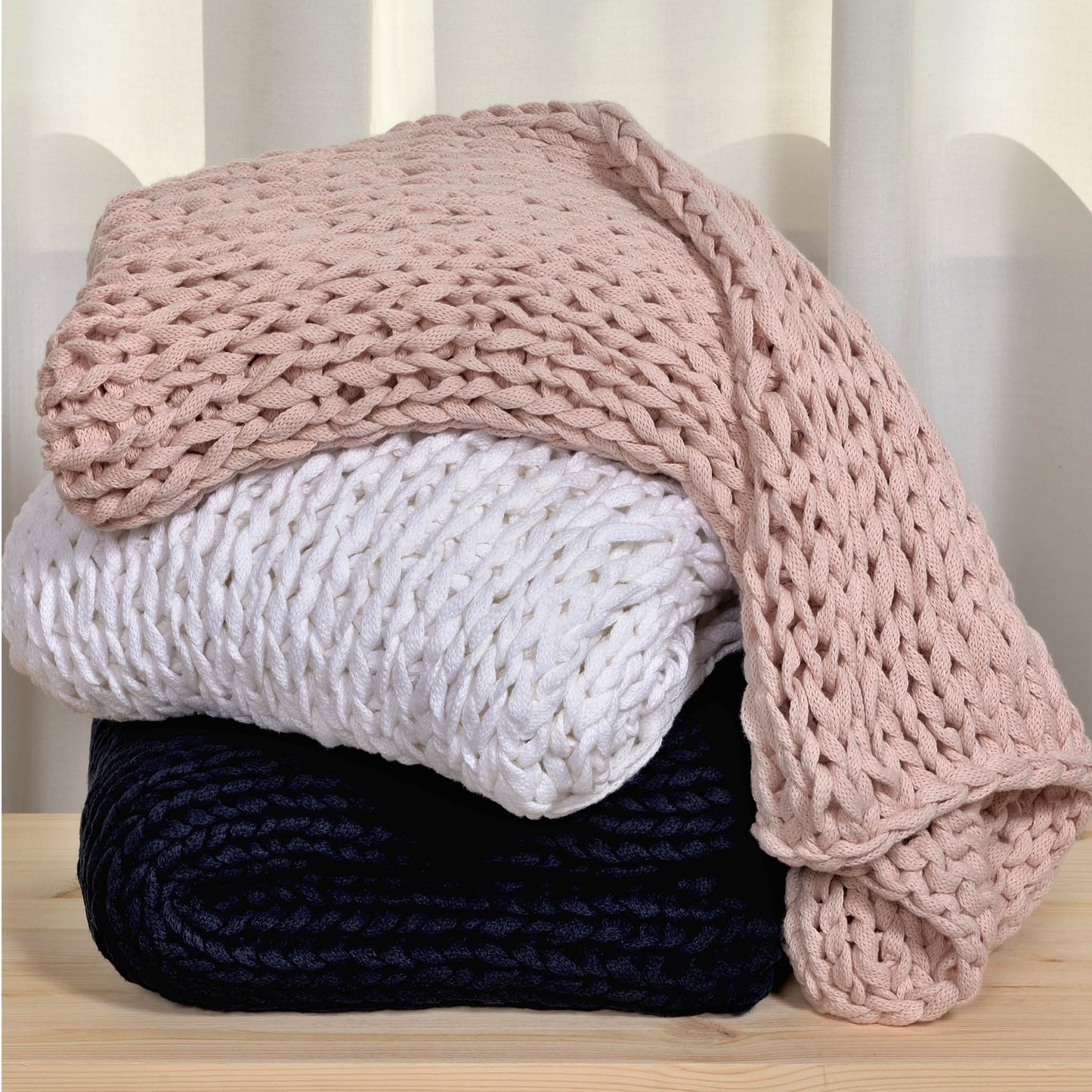 Rami Throw - White