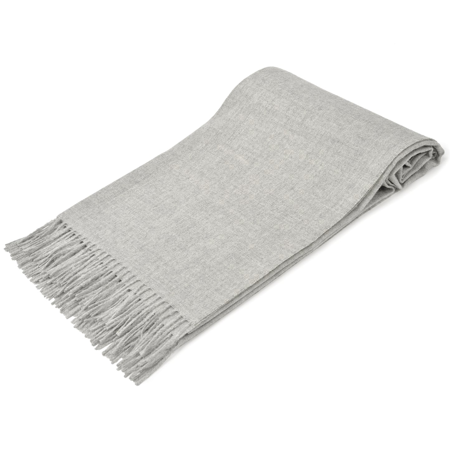 Ava Baby Alpaca Throw - Grey