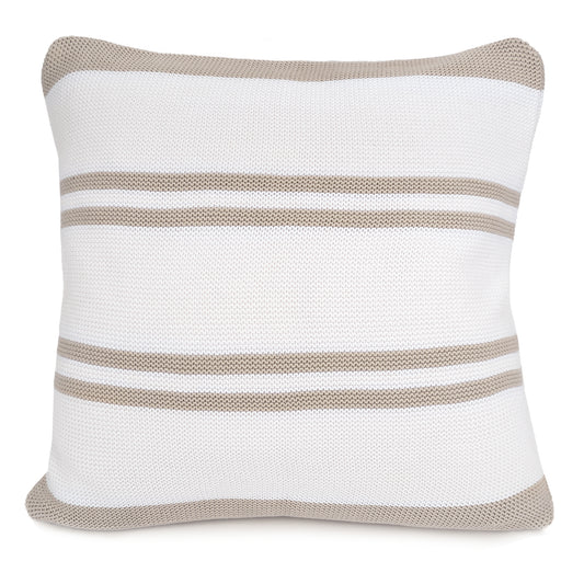 Hudson Striped Pillow - Sand