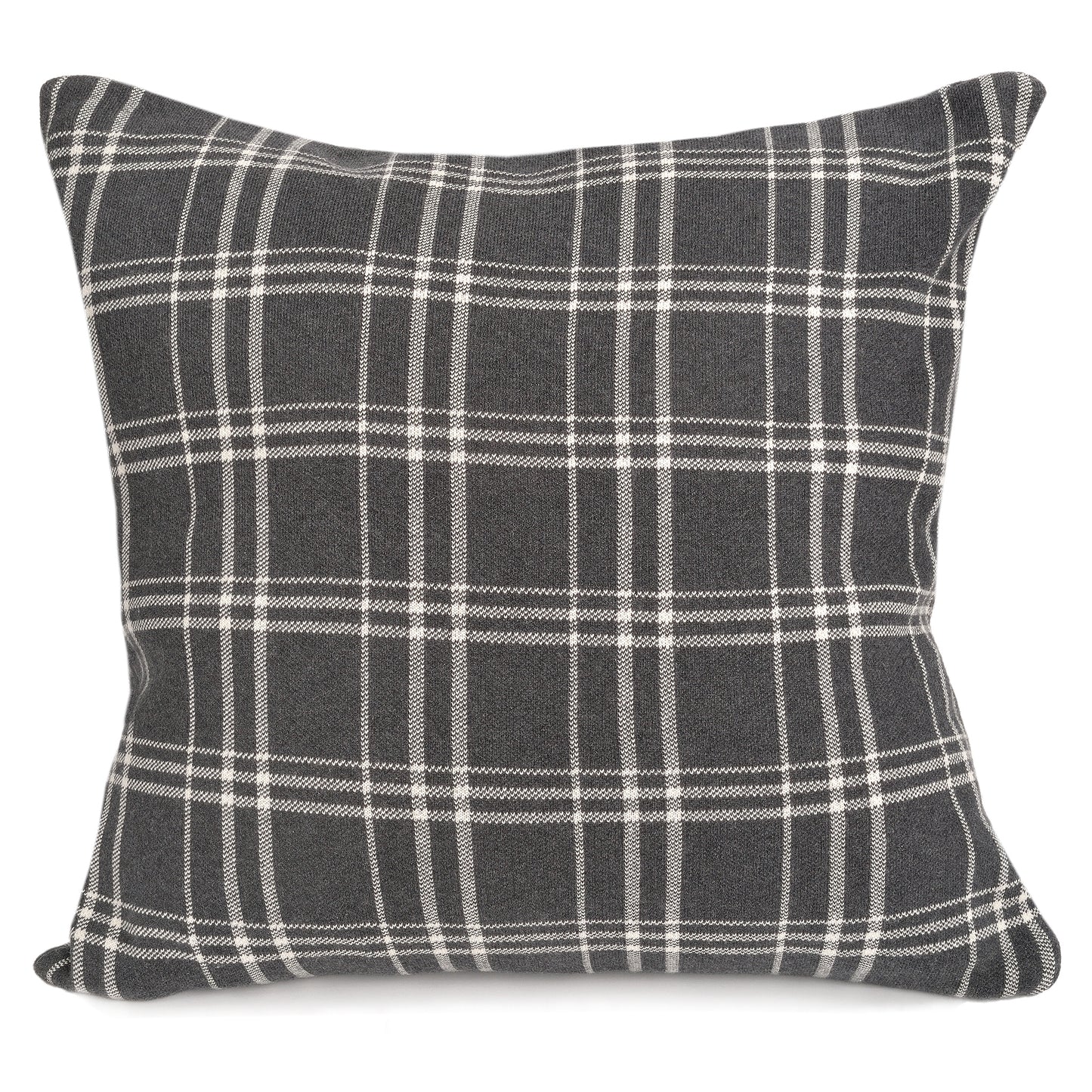 Thomas Plaid Pillow - Charcoal