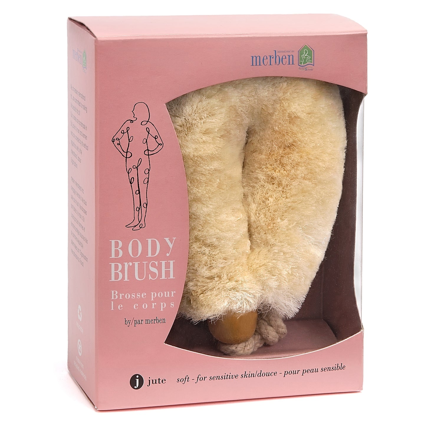 Jute Handheld Body Brush