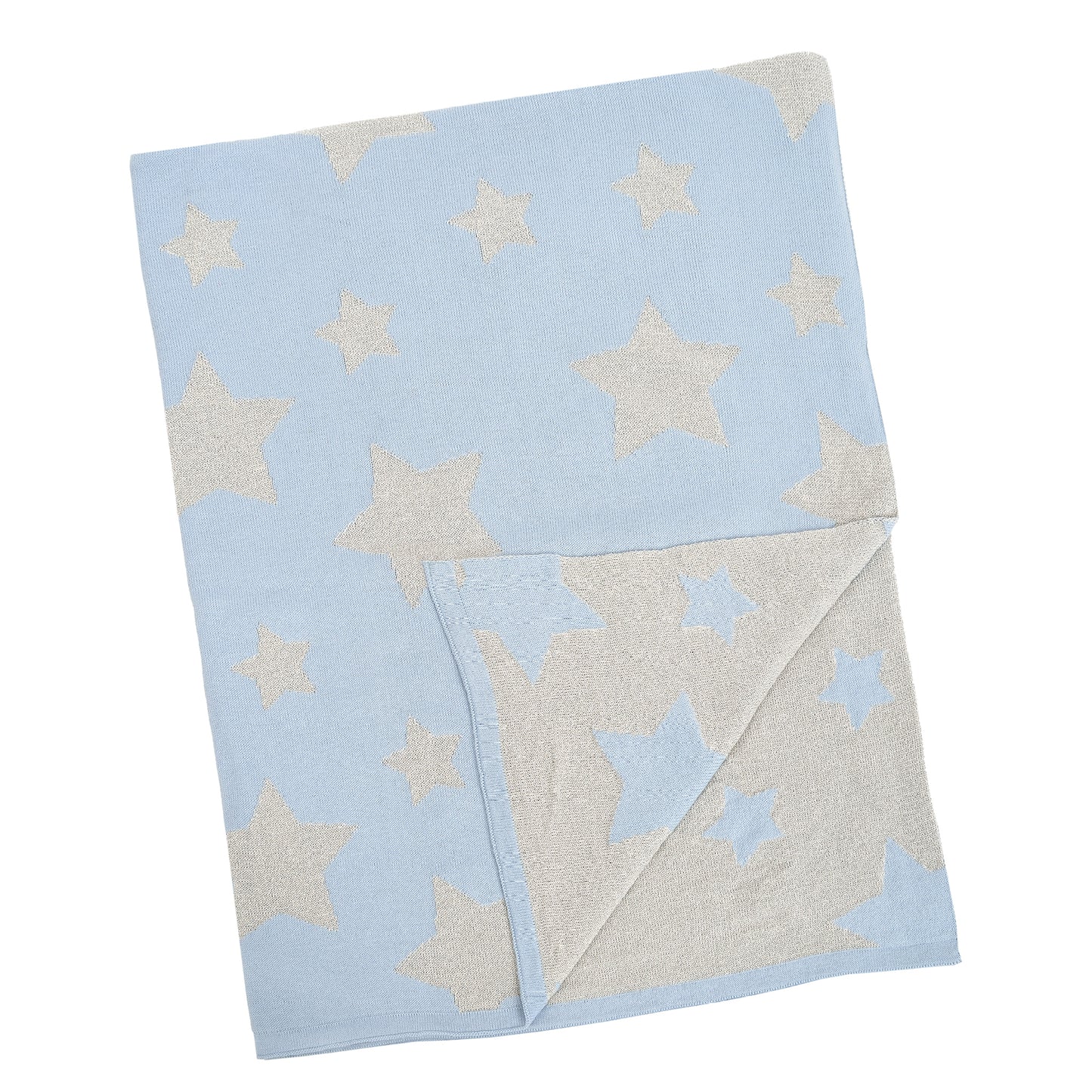 Kennedy Star Baby Blanket - Blue