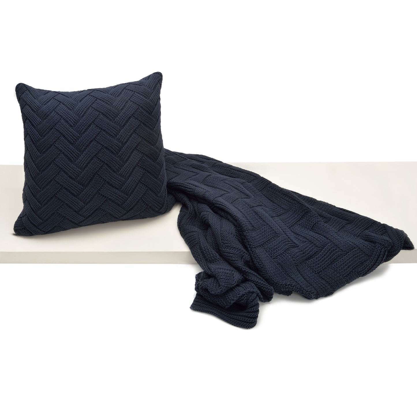 Racquel Pillow - Navy 24"x24"