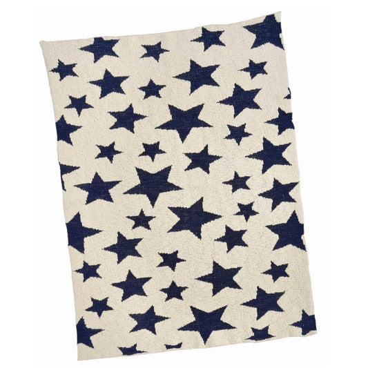 Taylor Stars Baby Blanket - Navy