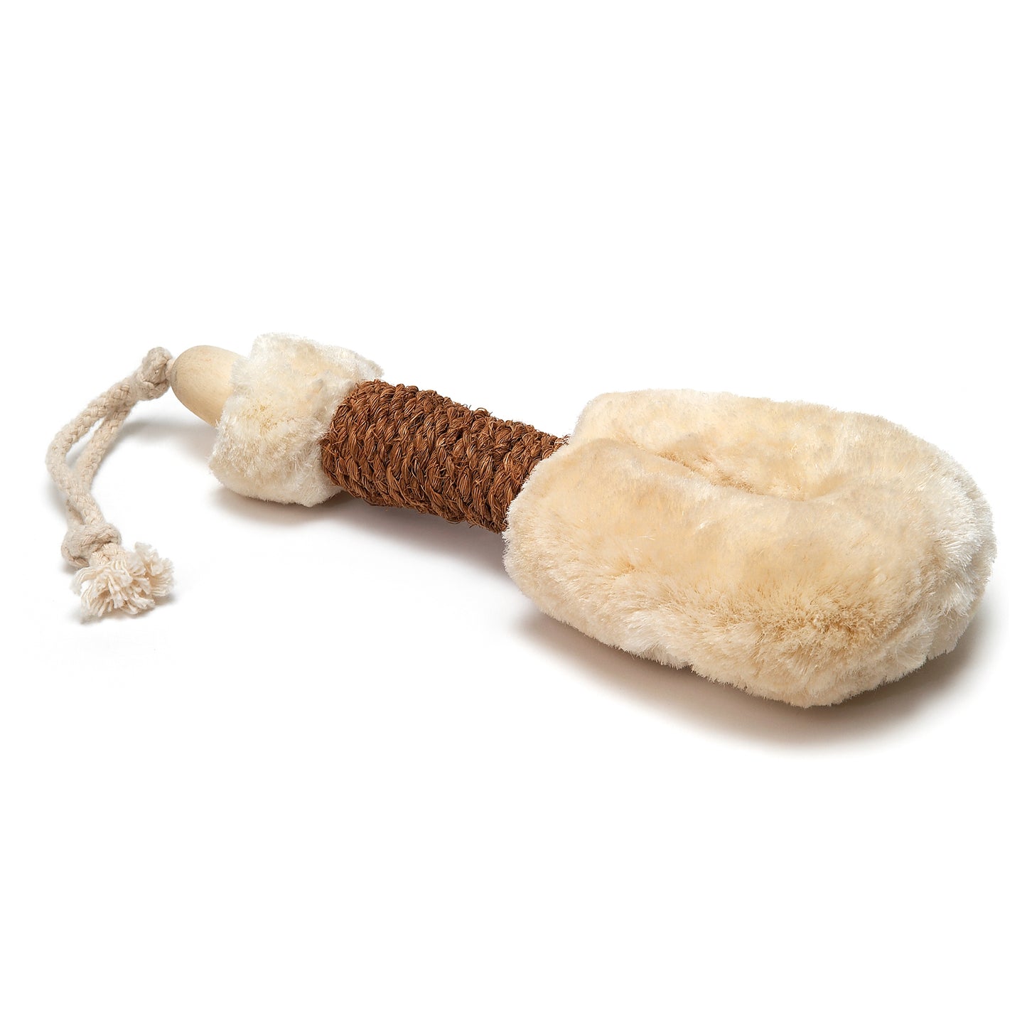 Jute Medium Body Brush - Brown Cord