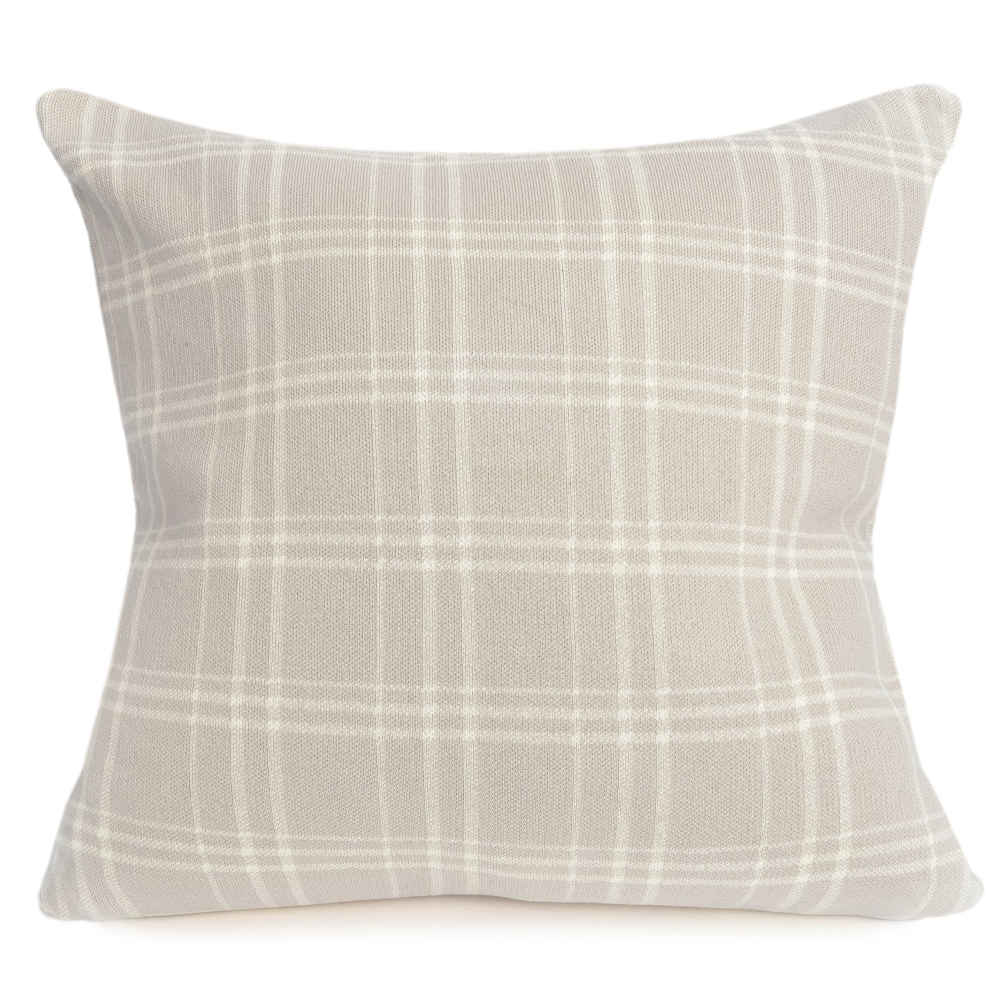 Thomas Plaid Pillow - Sand