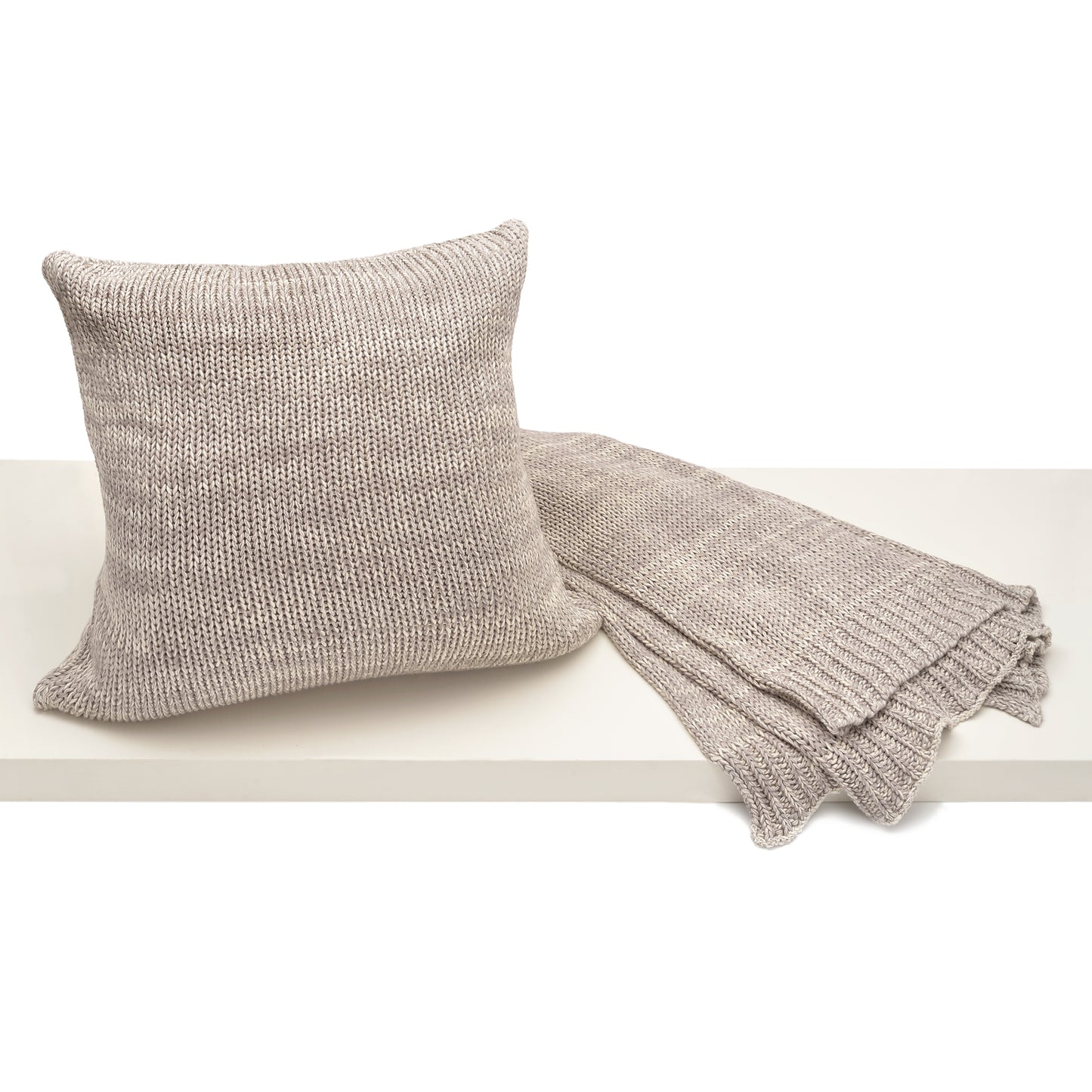 Sierra Throw - Light Grey Marled