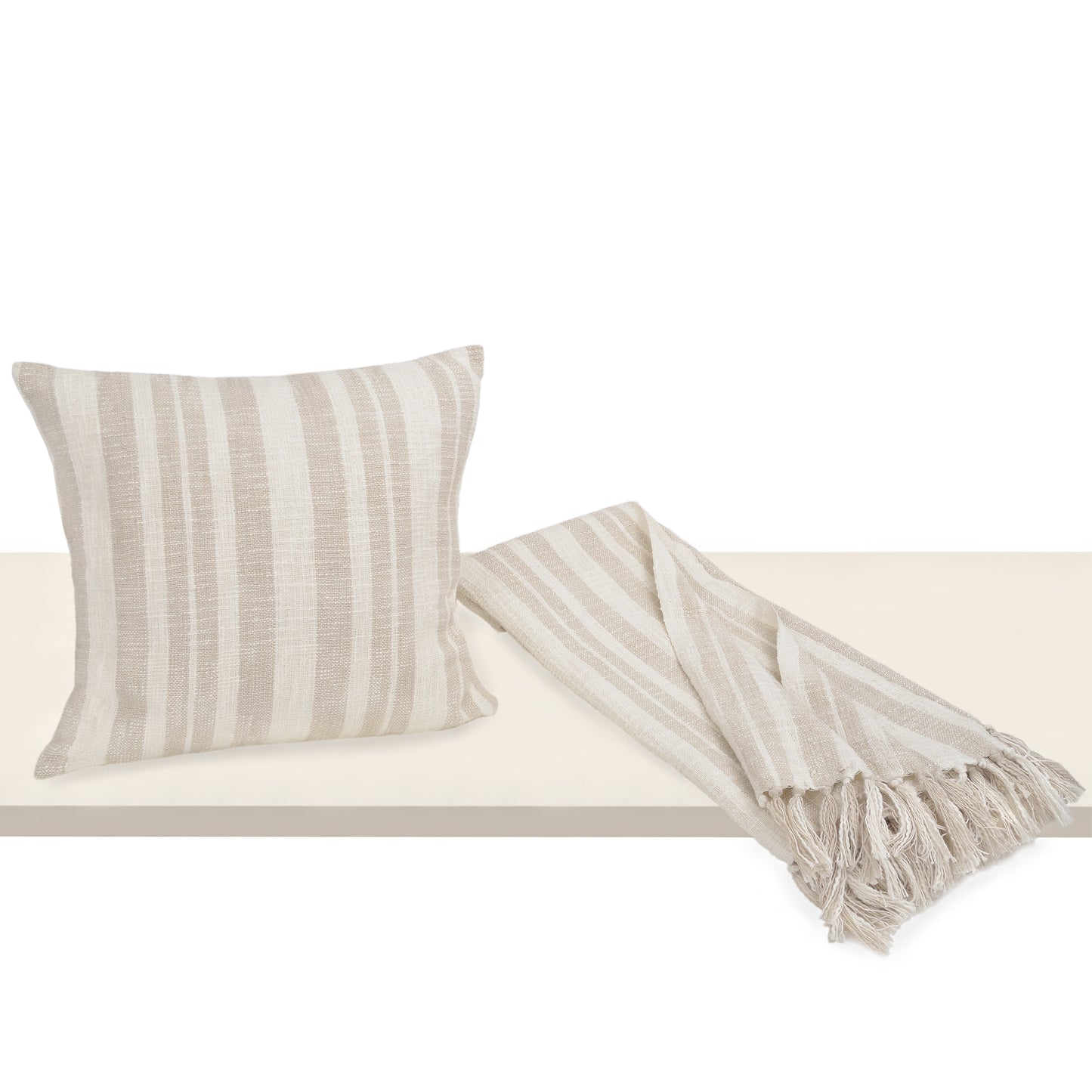 Cabana Pillows and Throw Set - Desert