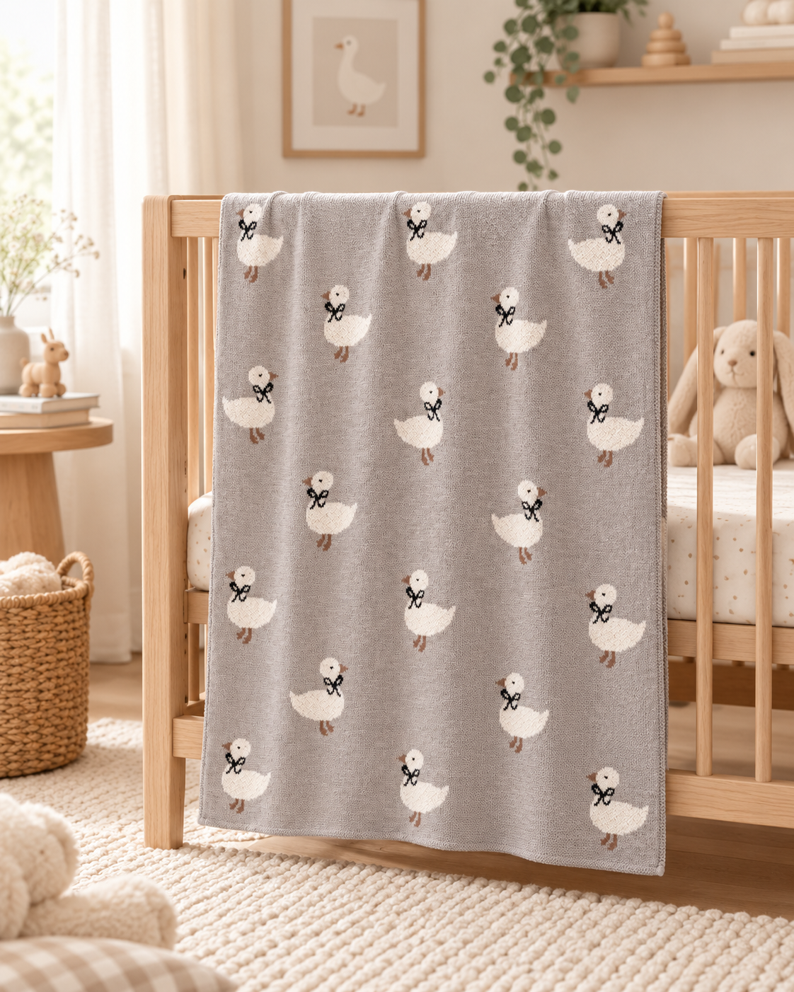 Dolly Duck Baby Blanket