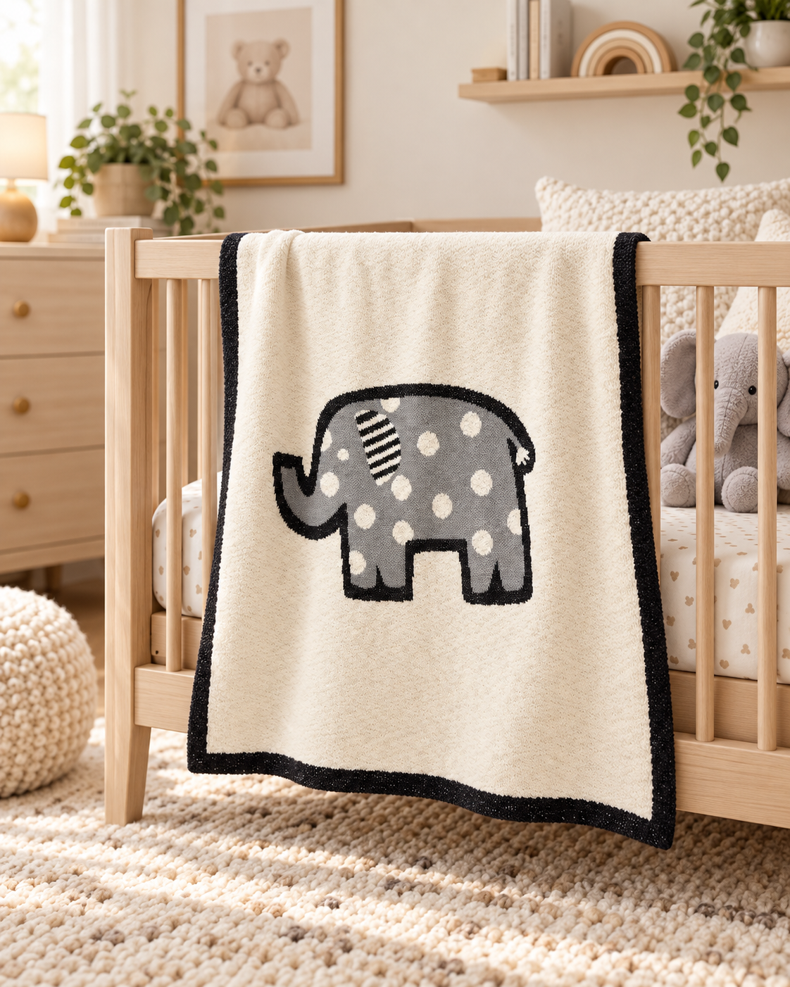 Ella Elephant Baby Blanket