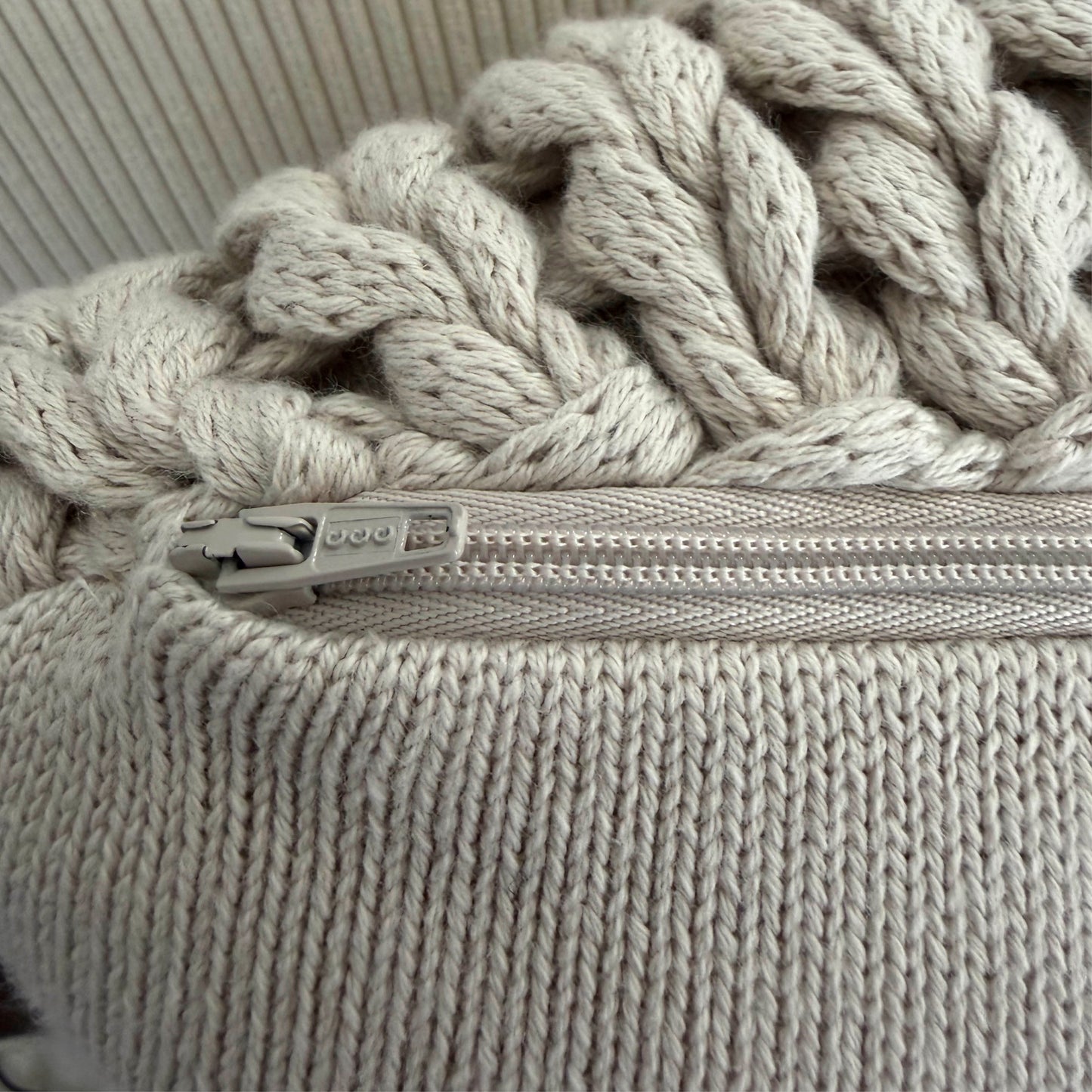 Rami Pillow - Oatmeal 16"x24"