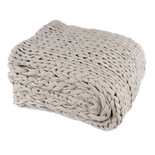 Rami Throw - Oatmeal