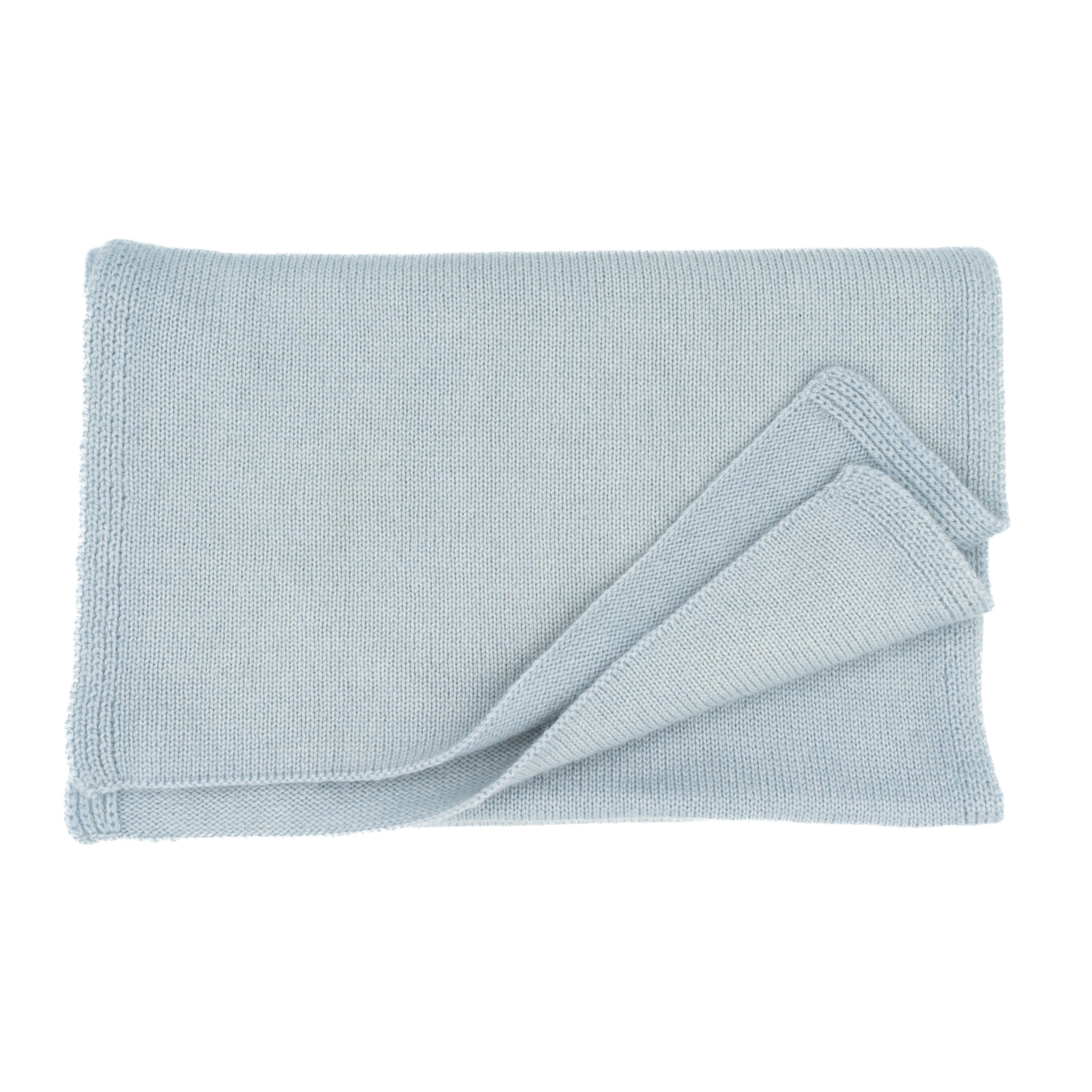 Samantha Cashmere Scarf - Dusty Blue – Merben