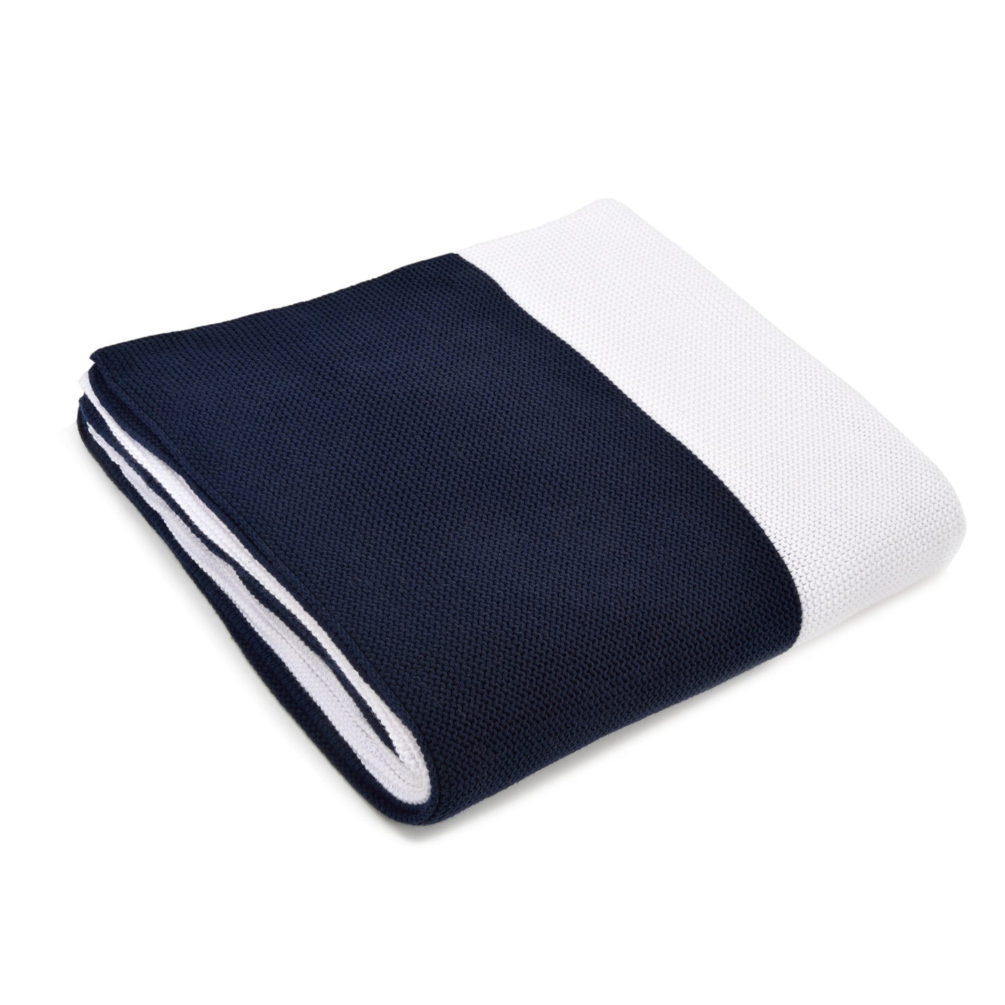 Liam Throw - Navy and White